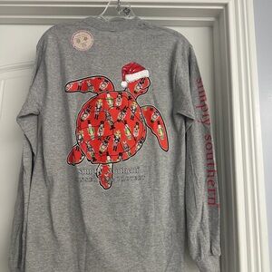 Simply Southern (LS-TRACKT7-NTCR-SPORTGRY-S) Simply Southern Sea Turtle Filled